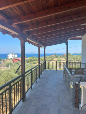 Villa Blanca with sea view near Sozopoli